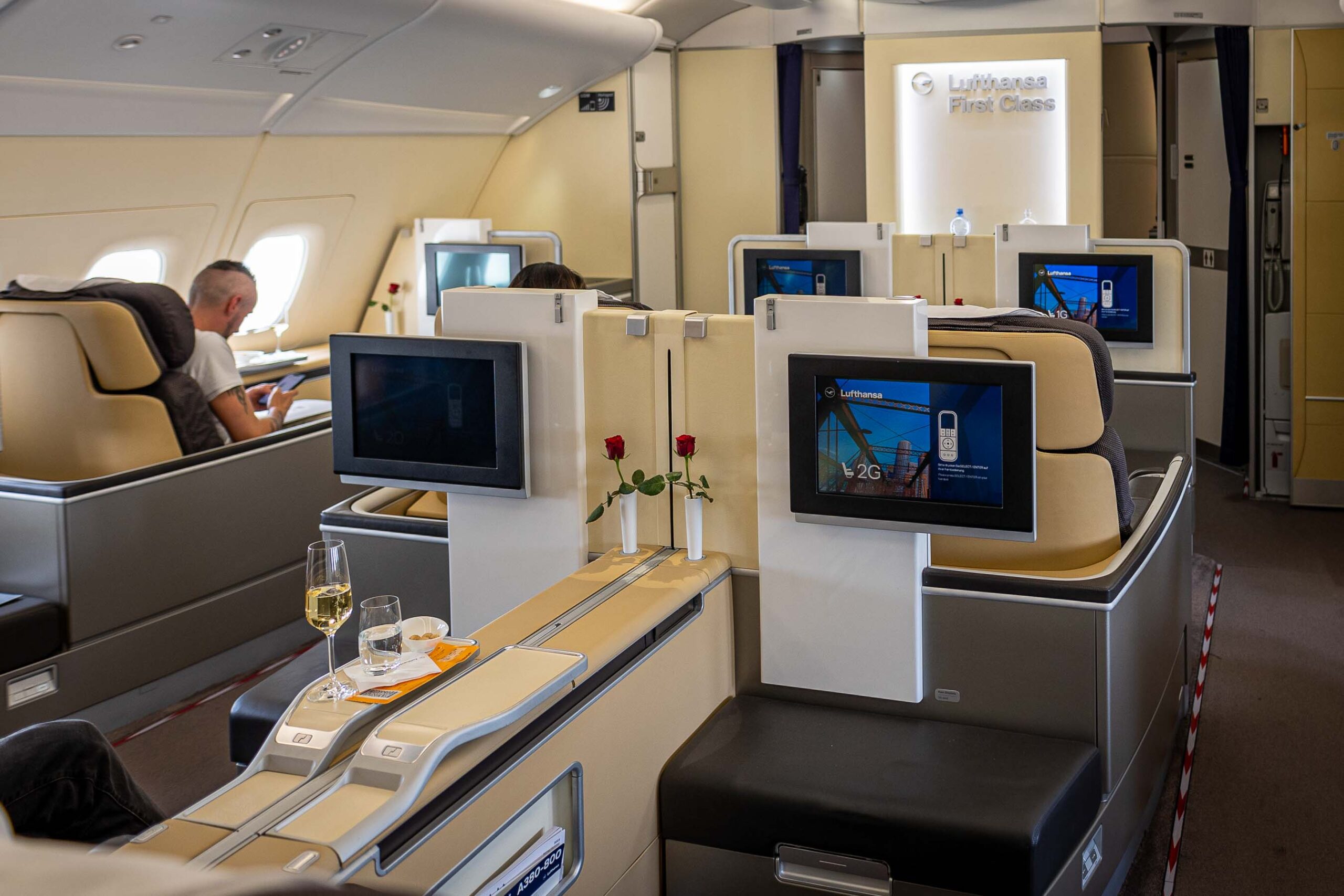 Lufthansa A380 First Class Bar